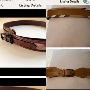 Looking for this Item,women’s Burberry waist belt